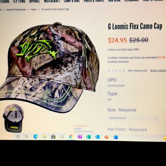 SHIMANO / G. Loomis hat 🧢 package - Picture 14 of 15